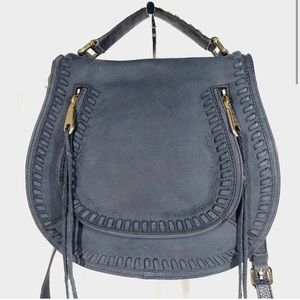 Rebecca Minkoff Vanity Saddle Bag - Blue